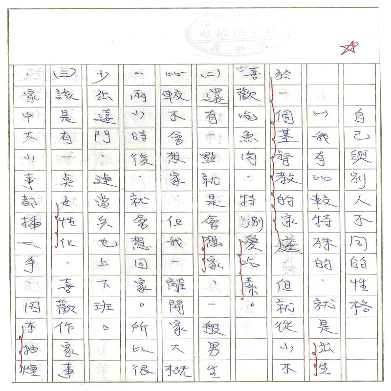 真實文字,歷歷在目~書寫作業1