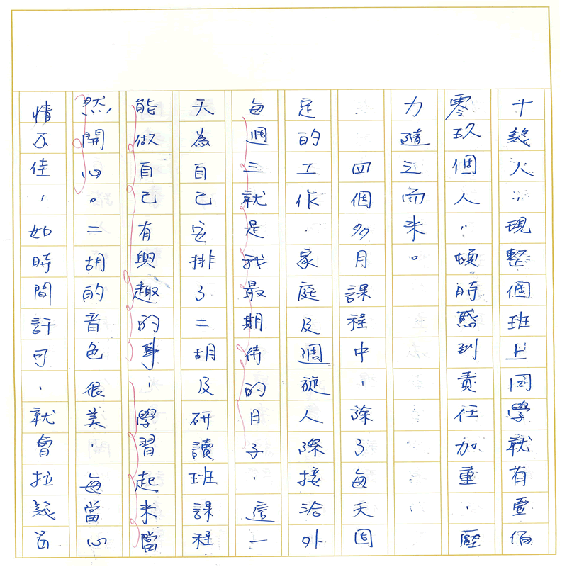 真實文字,歷歷在目~書寫作業二