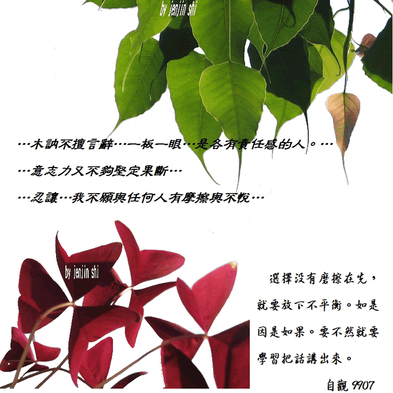 抖動的文字 師父的勉勵