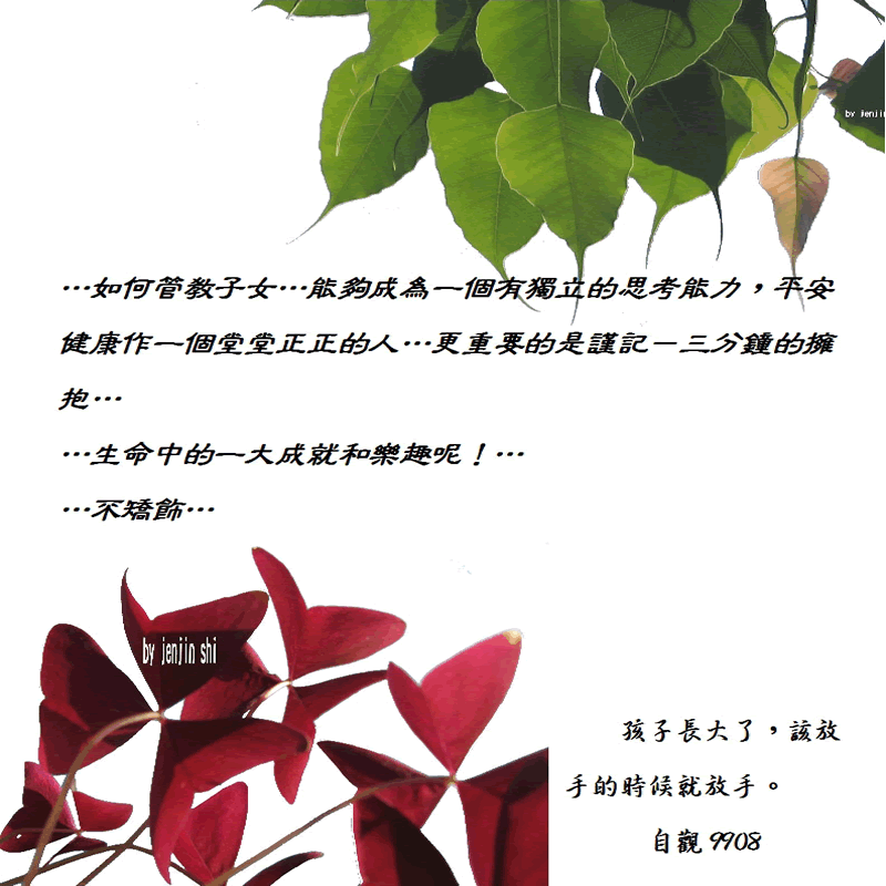 抖動的文字 師父的勉勵