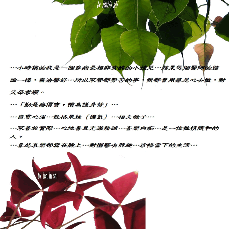 抖動的文字 師父的勉勵