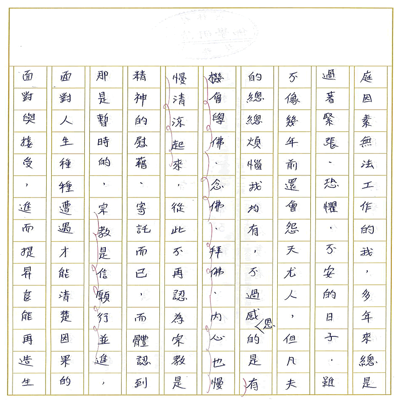 真實文字,歷歷在目~書寫作業二